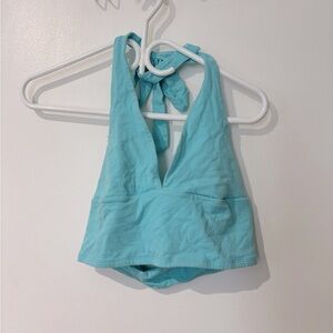 🎉4/30$🎉 Garage Backless Blue Halter Top🩵